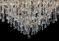 Antique Brass Maria Theresa Crystal Chandelier 55