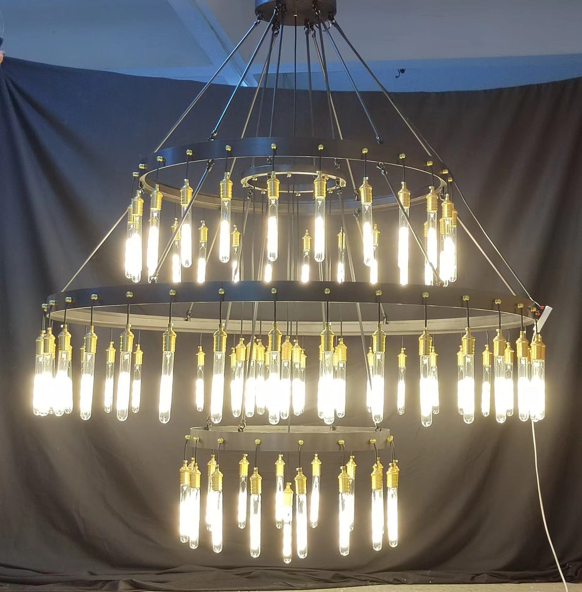 Retro-Inspired Metal Pendant Light Chandelier for Living Room/Bedroom/Staircase/Villa-Jecanoli