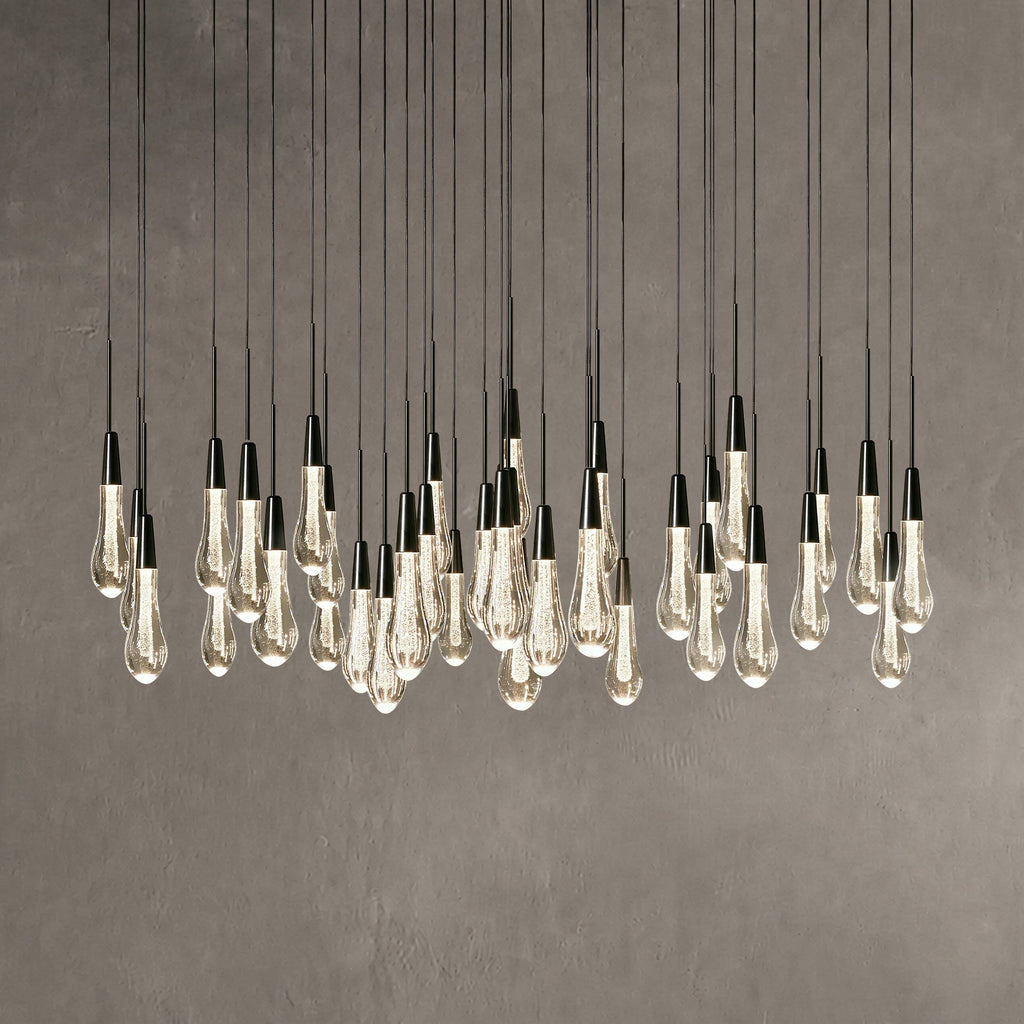 Soltaire Round Chandelier 17" 24" 36“ 58“
