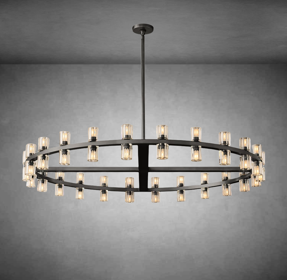 Auraline Modern Round Cryastal Chandelier