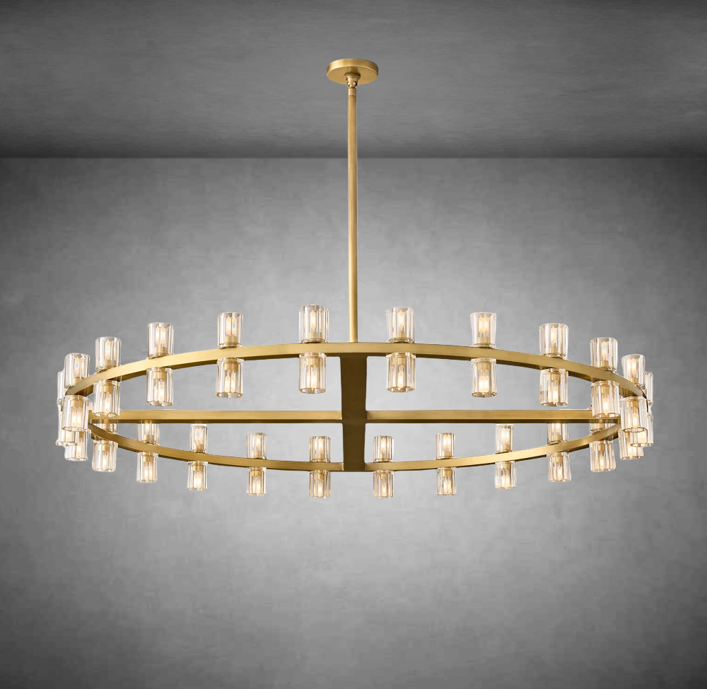 Auraline Modern Round Cryastal Chandelier