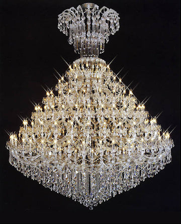 112 Lamps Extra Large Maria Theresa Crystal Chandelier 97"W 117"H-大吊灯-Jecanoli