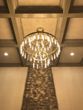 Retro-Inspired Metal Pendant Light Chandelier for Living Room/Bedroom/Staircase/Villa-Jecanoli