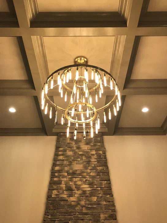 Retro-Inspired Metal Pendant Light Chandelier for Living Room/Bedroom/Staircase/Villa-Jecanoli