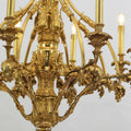 33X31 Inch 8 Lights Small Baroque Style Antique Copper Chandelier-铜灯-Jecanoli