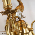 2 Lights French Retro Brass Wall Sconce Antique Bird Wall Lamp-壁灯-Jecanoli