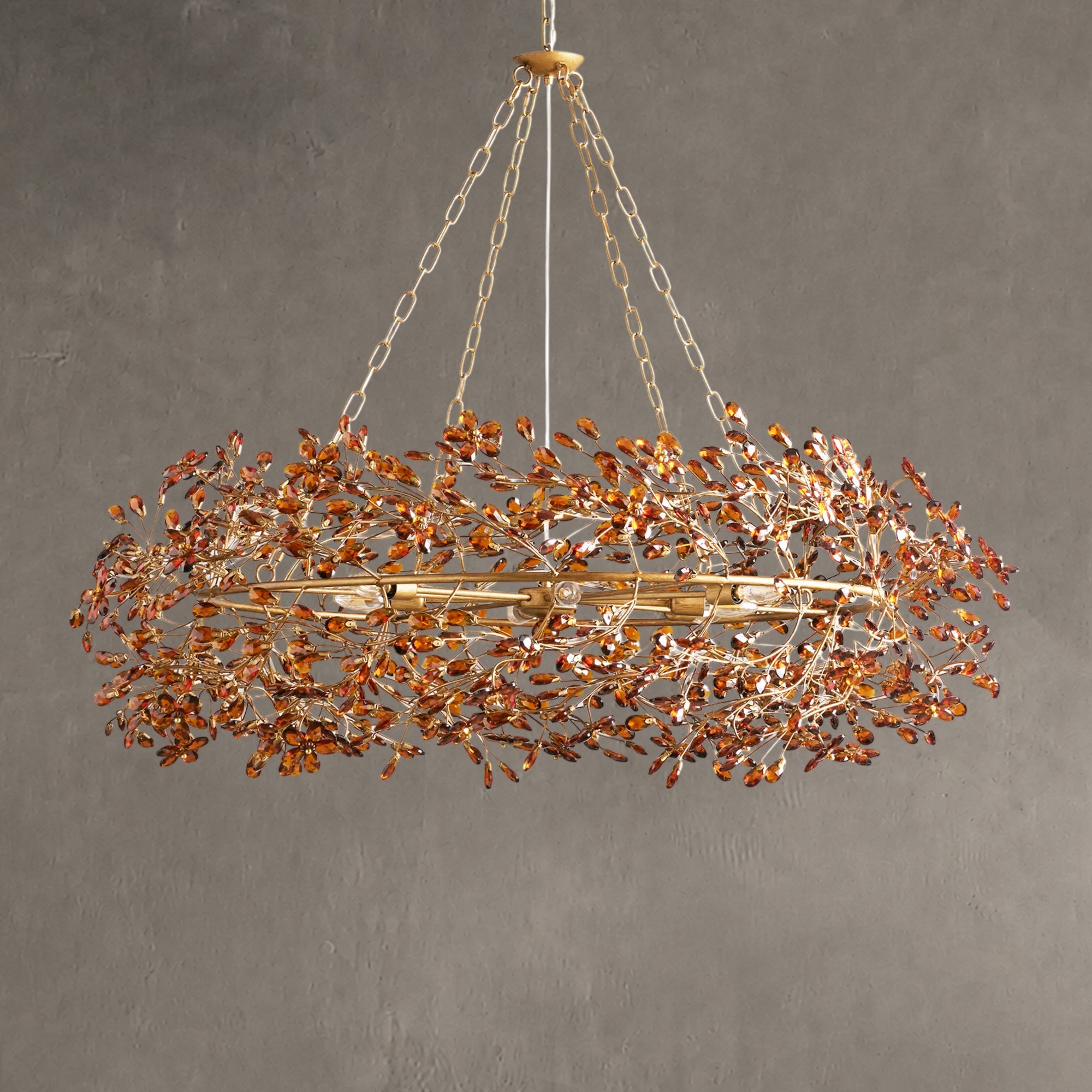 Fiore Crown Chandelier 39" 48" 60"