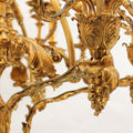 47X39 Inch 36 Lights Baroque Style Antique Brass Chandelier-大吊灯-Jecanoli