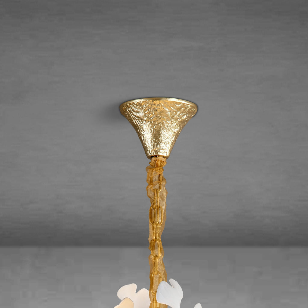 Ginkgo Leaf Branch Chandelier