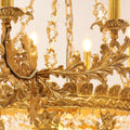 47X31 Inch 20 Lights French Empire Style Brass and Crystal Chandelier Light-铜灯-Jecanoli