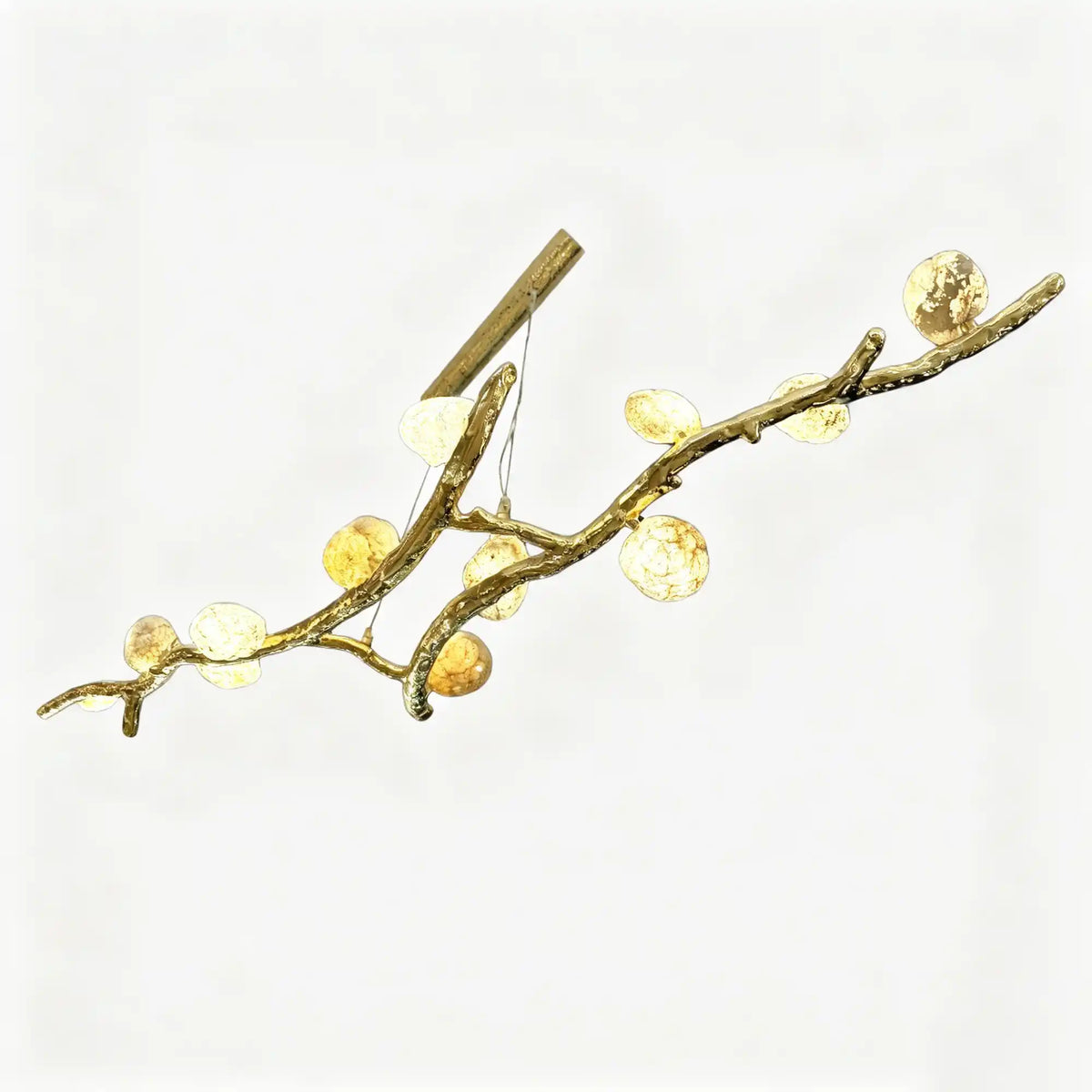 Luxury Statement Nature-inspired Twig Natural Crystal Chandelier-Jecanoli