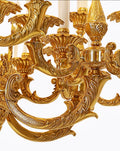 59X65 Inch 19th Century Extra Large French Brass Chandelier Antique Chandelier for Foyer-大吊灯-Jecanoli