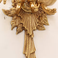 41 Inch Tall French Retro Brass Wall Sconce 5 Lights European Style Copper Wall Lamp-壁灯-Jecanoli