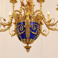35X41 Inch 9 Lights Baroque Style Cast Copper Angles Antique French Empire Brass Chandelier-铜灯-Jecanoli