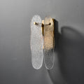 Ice Sculpture Glass Wall Sconce-wall sconce for bedroom,wall sconce for dining roo-Jecanoli