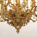 54X46 Inch 36 Lights Baroque Style French Copper Chandelier-大吊灯-Jecanoli