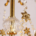 16 Inch Mini Chandelier Antique French Empire Brass Chandelier for Hallway-铜灯-Jecanoli