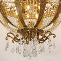 51X67 Inch 42 Lights Big French Empire Brass and Crystal Chandelier for Foyer-大吊灯-Jecanoli