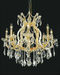 26'' Wide Gold Chandelier Light 9 Lights Maria Theresa Crystal Chandelier MT01L9G-吊灯-Jecanoli