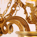35X30 Inch 8 Lights Baroque Style Antique Copper Chandelier-铜灯-Jecanoli