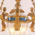 20X35 Inch 1 Light Rococo Style Antique French Copper Chandelier Pendant Light-铜灯-Jecanoli