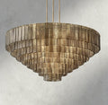 Sirene Smoke Glass Round Chandelier 41