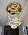 Multiple Glass Ring Pendant Light 63