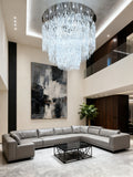 Contemporary hotel project ceiling art glass chandelier 85