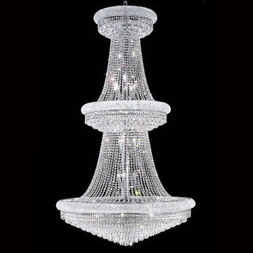 42X72 Inch 48 Lights Elegant Empire K9 Crystal Chandelier-大吊灯-Jecanoli