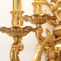 41 Inch Tall French Retro Brass Wall Sconce 5 Lights European Style Copper Wall Lamp-壁灯-Jecanoli