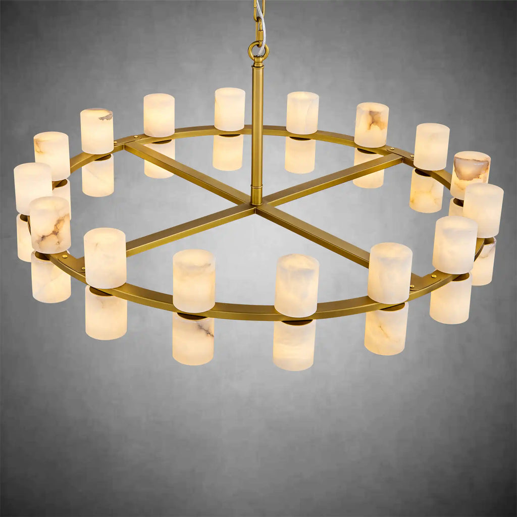 Spanish Alabaster Chandelier