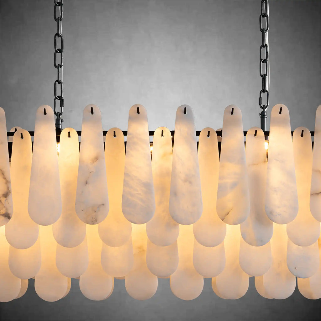 Modern Marble Round Chandelier