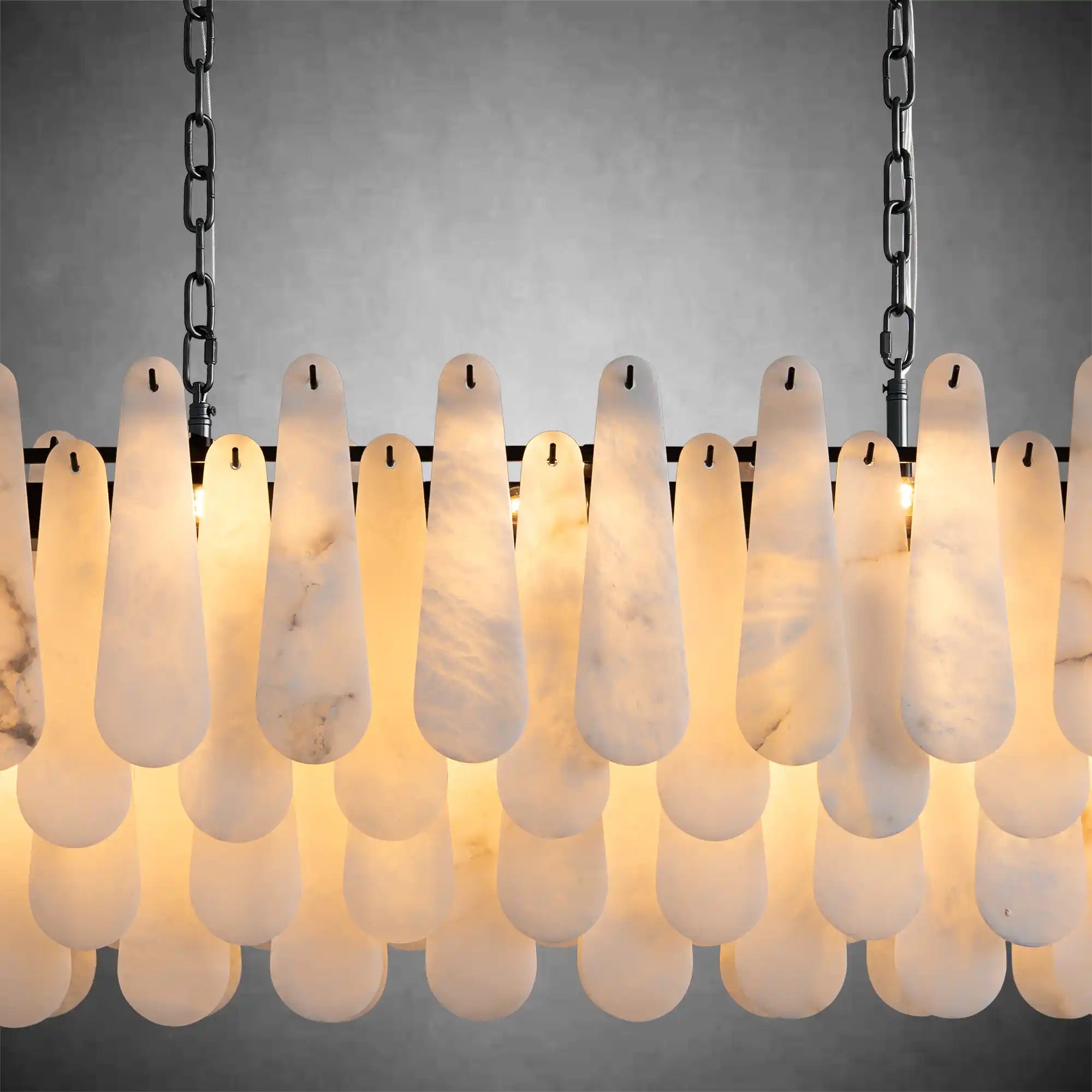 Modern Marble Round Chandelier
