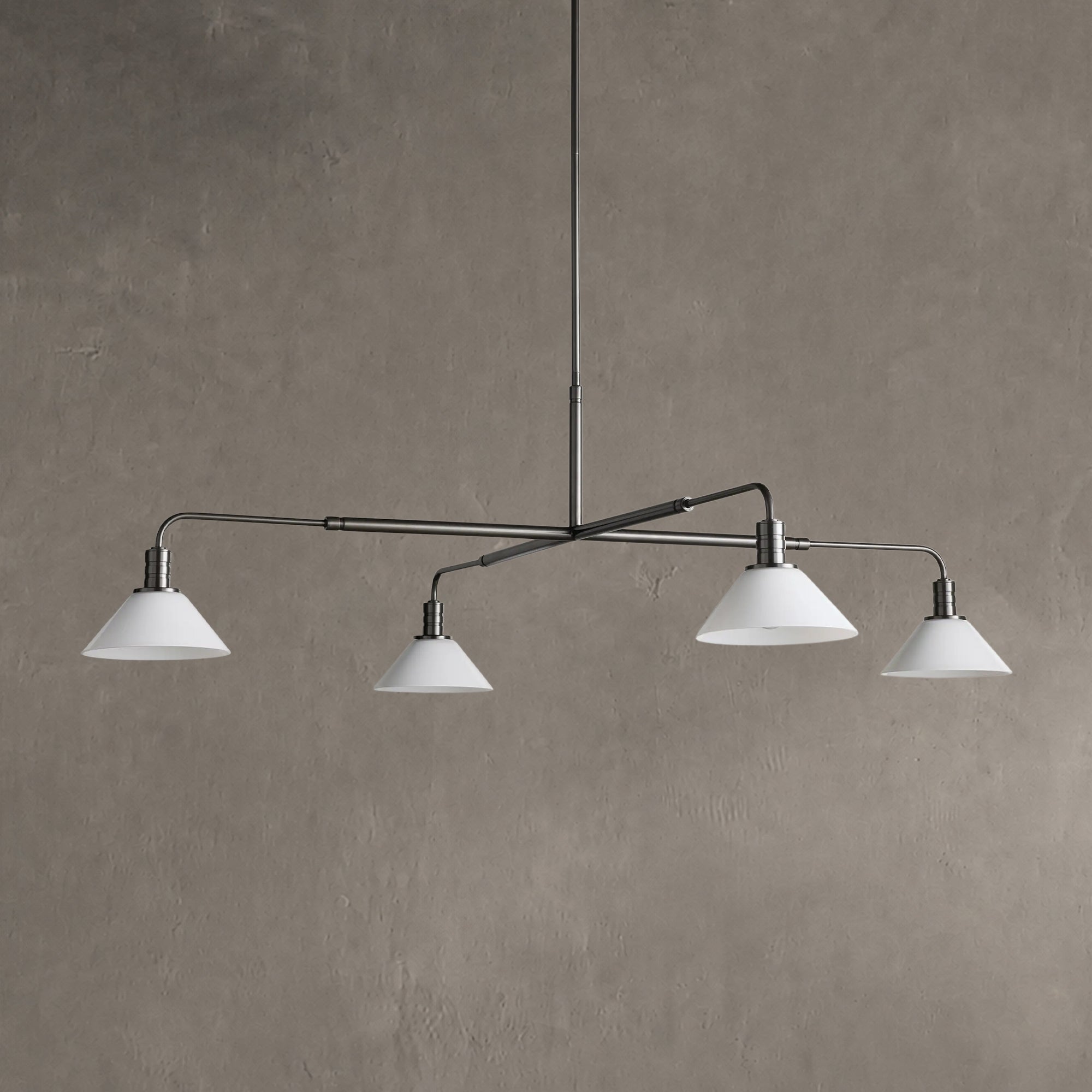 Theron Glass Round Chandelier 30'' 52''