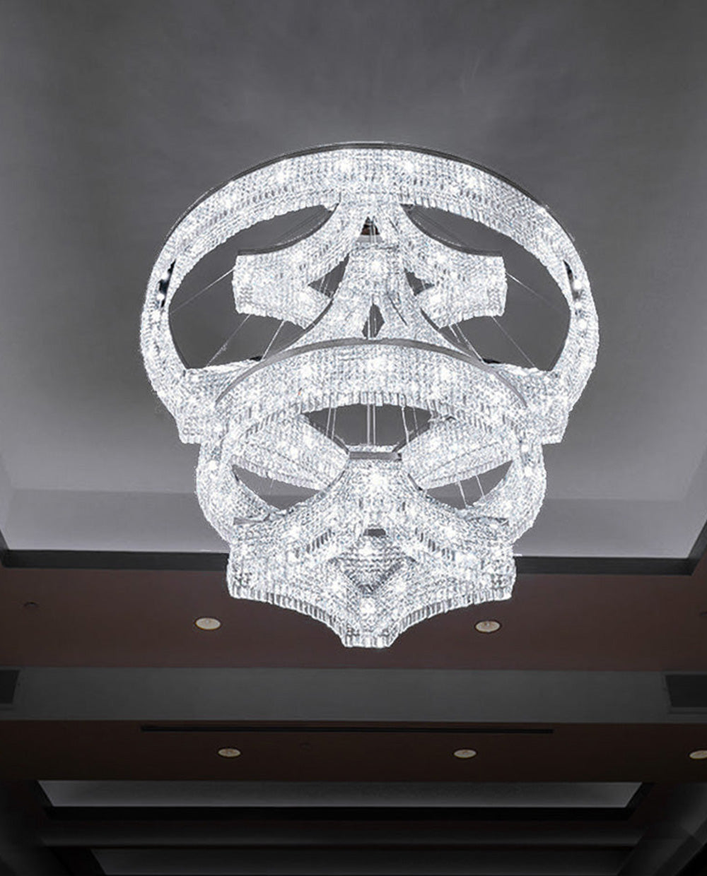 75X98 Inch Big Crystal Chandelier Large Modern Chandelier for Banquet Hall-大吊灯-Jecanoli