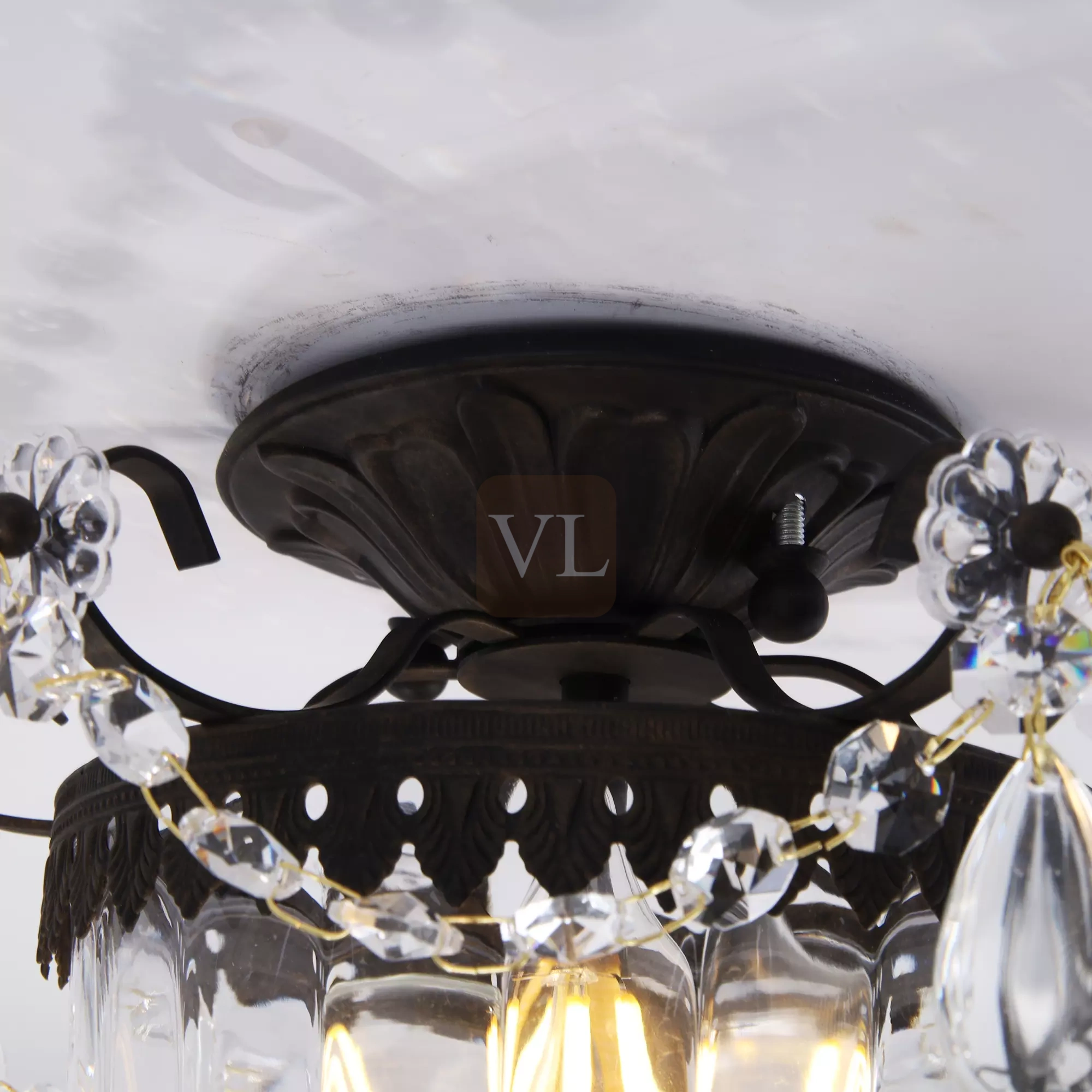 Victorian Crystal Lamp