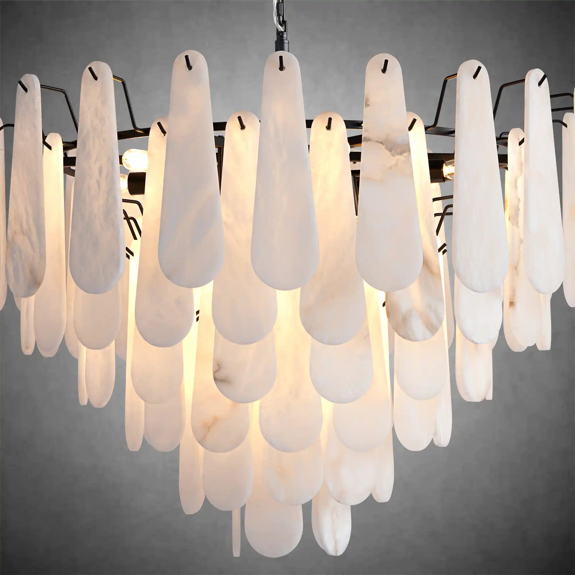 Modern Marble Round Chandelier