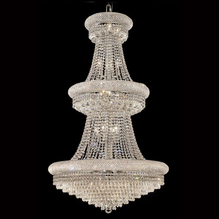 30X50 Inch 30 Lights Elegant Empire K9 Crystal Chandelier-大吊灯-Jecanoli