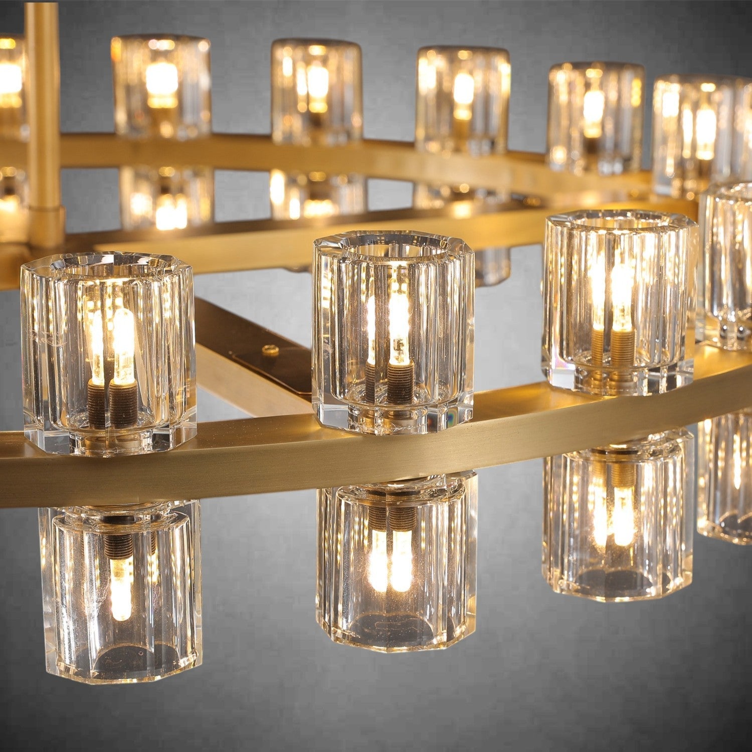 Auraline Modern Round Cryastal Chandelier