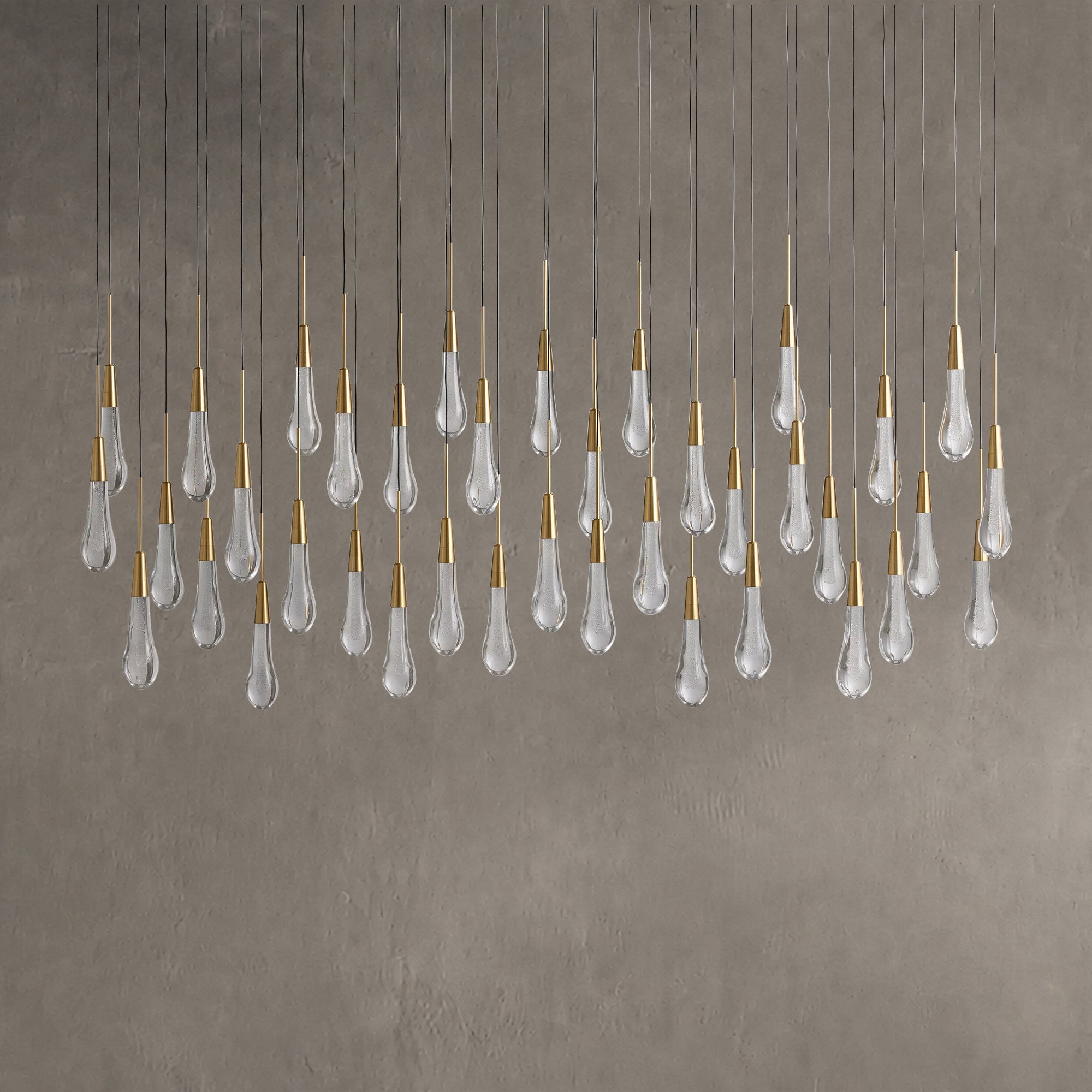 Soltaire Linear Chandelier 37"50"70"87"120"