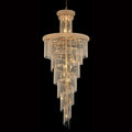 Crystal Stairwell Chandelier 30'' W 72'' H-大吊灯-Jecanoli