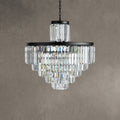 Elegant Leyland 22-Light Crystal Chandelier with Bronze Finish