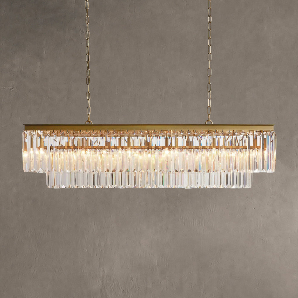 Leyland Tiered Rectangular Chandelier