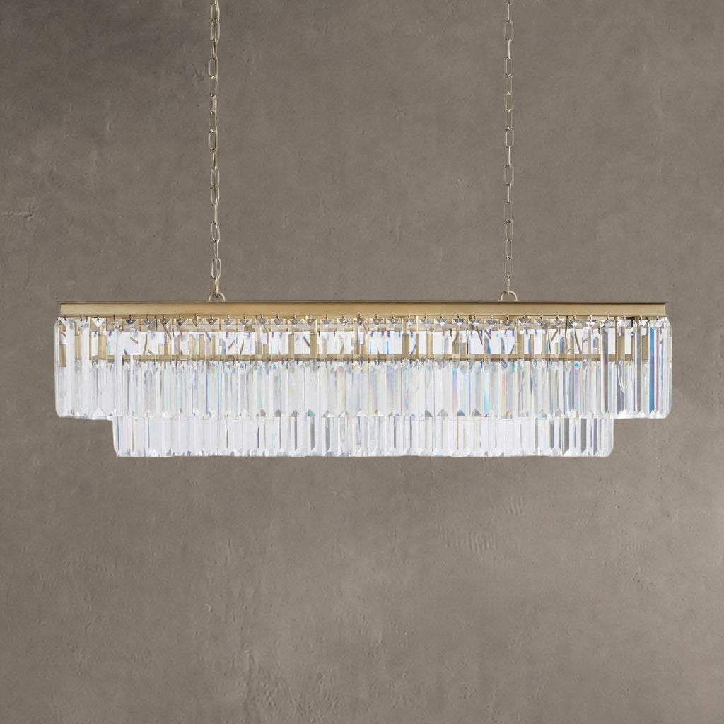 Leyland Tiered Rectangular Chandelier