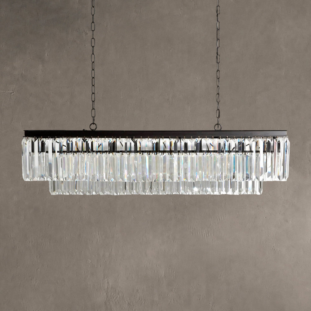 Leyland Tiered Rectangular Chandelier