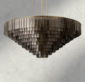 Sirene Smoke Glass Round Chandelier 41