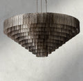Sirene Smoke Glass Round Chandelier 41