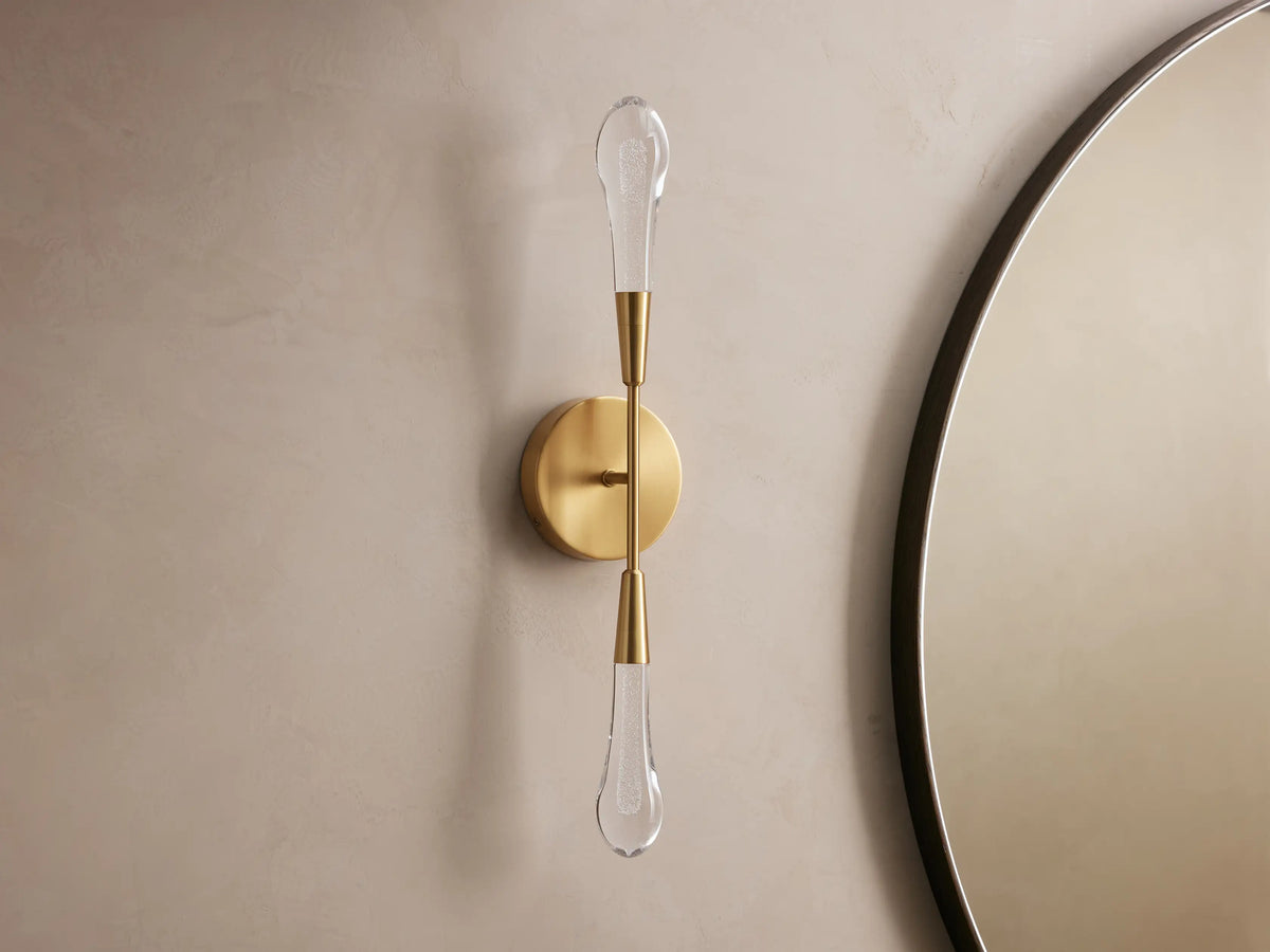 Soltaire Crystal Double Wall Sconce-Jecanoli