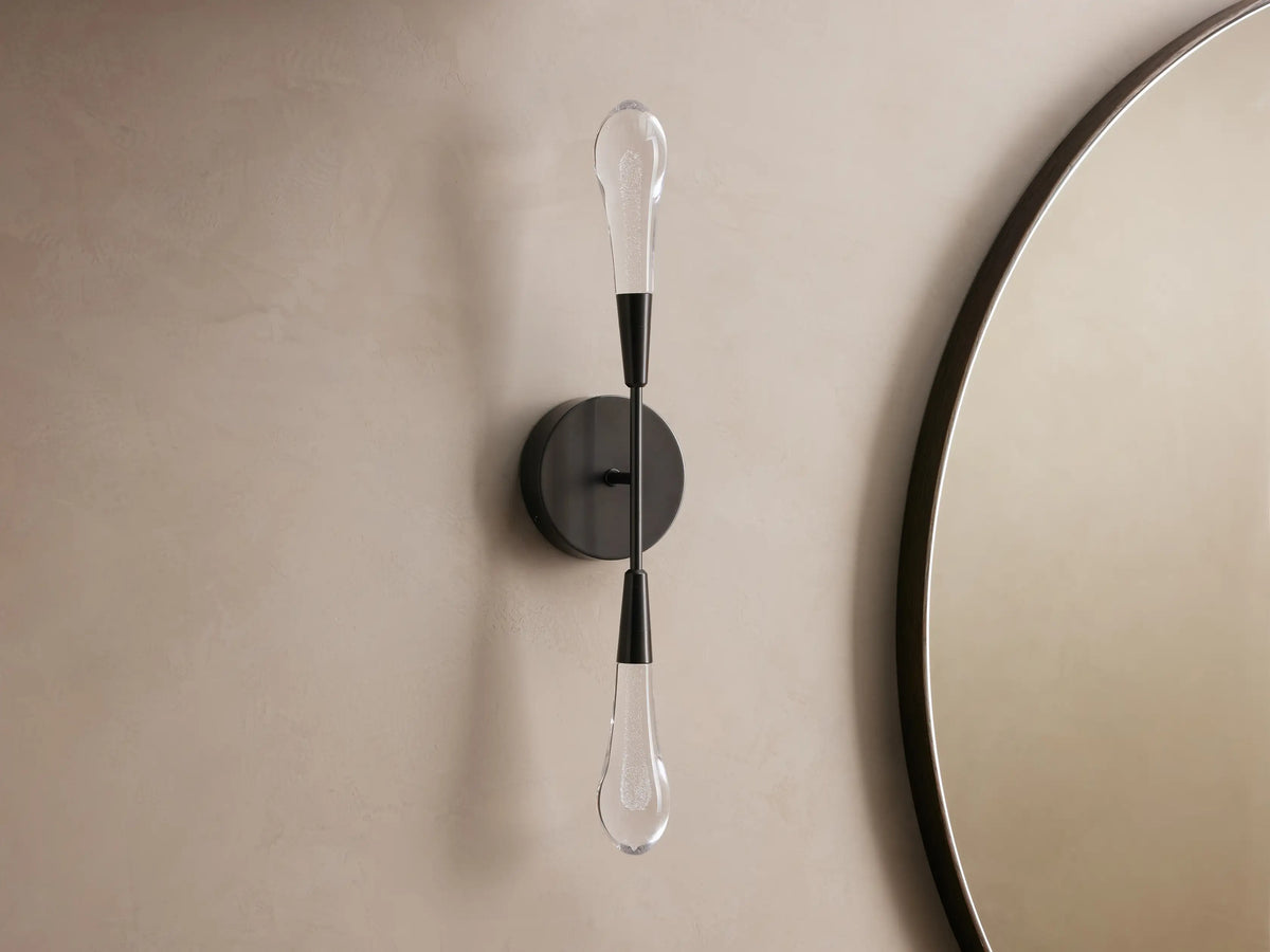 Soltaire Crystal Double Wall Sconce-Jecanoli