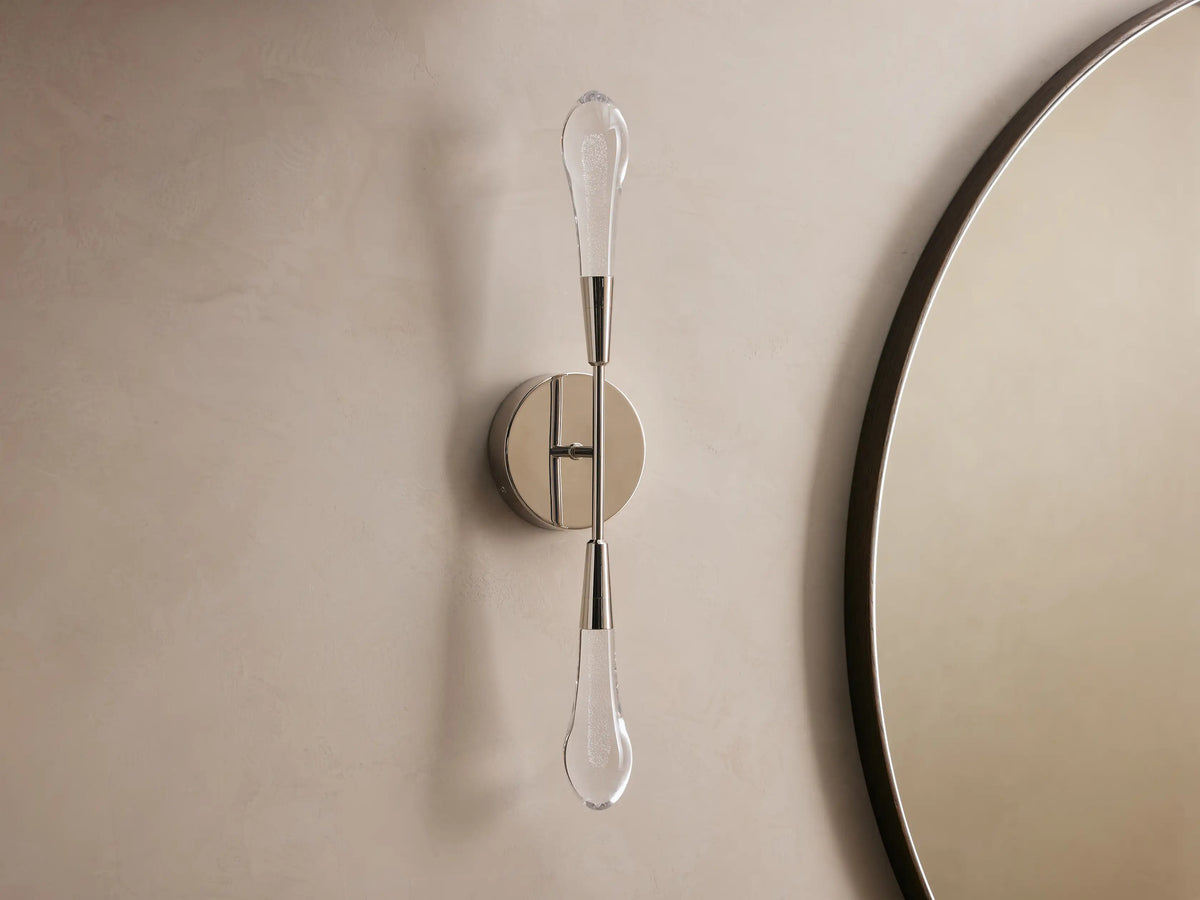 Soltaire Crystal Double Wall Sconce-Jecanoli